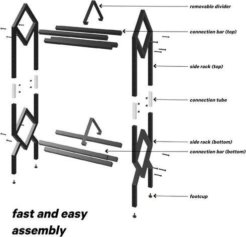 Double Layer Vinyl Record Storage Shelf, LP Record Holder for 160-200 LPs, Ideal for Albums, Matte Black