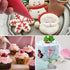 Piping Bags - 100 Pack - 14-Inch Disposable Cake Decorating Bags for Cupcake Icing, Anti-Burst, All Size Tips,