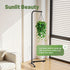 Zononoca Hanging Plant Stand Indoor, Corner Plant Stands for Indoor Plants, Black Metal Hanging Plant Holder