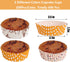 YOUEON 600 Pcs 3.5 In Jumbo Cupcake Liners Greaseproof, 6 Oz Large Paper Baking Cups Non-Stick, Jumbo Muffin Liners for Muffins, Cupcakes, Brownie, Quiche, Mini Snacks, Recyclable, 3 Pattern