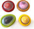 4PC Silicone Fruit and Vegetable Storage Containers Set for Fridge, Onion, Avocado, Tomato Saver