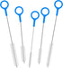 Heavy Duty Straw Cleaner Brush, 5 Size Straw Brush Cleaner with Big Circular Handle for Various Teapots & Kettles