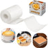 Baking Parchment Paper Side Liners for Round Cake Pans, Non Stick Pan Lining Paper 3.15in x 164ft, Pre-cut Heat