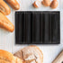 5 Loaf Silicone Bread Mold - Flexible Reusable Non-Stick Baking Mould with Perforated Forms