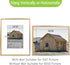 Golden State Art, 8x10 Gold Picture Frame, Display Photo 5x7 with Mat or 8 x 10 Without Mat for Wall Mounting, Classic