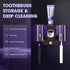 3 1 2 4 LXIANGN in Toothbrush Cleaner Holders,Rechargeable Wall Mounted Toothbrush Holder Toothpaste Dispenser