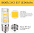 E17 LED Bulb Dimmable 5W, 40W Incandescent Equivalent, Fits Whirlpool Maytag GE Kenmore LG Microwave, 2-Pack