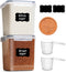 ComSaf Brown Sugar Container Set of 2 (2.5L/2.6Qt), Airtight Food Storage Containers