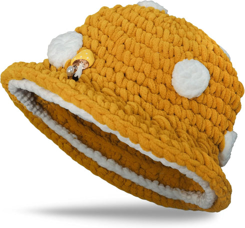 CosInStyle Festival Plush Mushroom Hat, Costume Accessory for Carnival, Halloween, Cosplay, Role Play, Stage