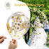 Bezente Black Gold Balloons Garland Kit, 100Pcs Black Gold Metallic Chrome and Gold Confetti Balloons Arch for Wedding,