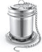 House Again Tea Infuser, Extra Fine Mesh Strainer for Loose Tea, Stainless Steel with Chain Hook