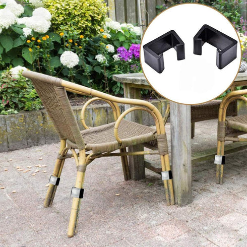 Wicker Patio Furniture Clips, Chair Couch Clip Sectional Connector for Outdoor Garden Rattan Furniture, 6 Pieces