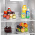 LAMU 3 Pack Lazy Suan Tunrntable Organizer for Cabinet Refrigerator 10''/10.6''/12'' with Raised Edge Rotating Spice Rack for Fridge Pantry Organizers and Storage, Kitchen, Countertop, Bathroom, Clear by LAMU