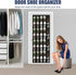 Siolviento 40 Over the Door Shoe Organizer - Large Breathable Mesh Pockets, Space Saving Hanging Shoe Organizer