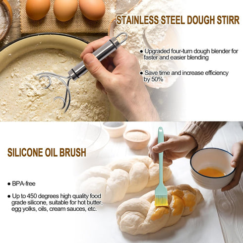 Silicone Banneton Bread Proofing Basket Oval | Sourdough Starter Kit for Homemade Essentials
