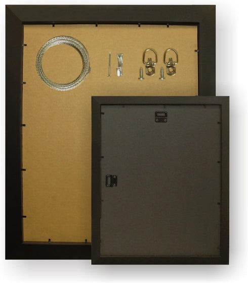 Craig Frames 21834700BK 4 x 10-Inch Picture Frame, Black, Smooth Wrap Finish, 2-Inch Wide