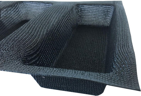 Mesh Silicone Bread Forms, Square Shape Non Stick Bakery Tray for Crusty Bread Bakeware for Small Toaster Oven