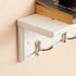 SONGMICS Entryway Hanging Coat Rack, Wall-Mounted Wooden Shelf with 4 Double Hooks