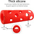 6-Pack Brieftons Silicone Sleeves: Insulated Anti-Slip Protection Covers, Ultra Thick & Durable, Better Than Neoprene