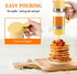9 OZ Aelga Glass Honey Dispenser No Drip - Honey Pot Honey Jar with Handle - Maple Syrup Dispenser
