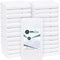 24 Pcs (2 Dozen) White 16x27 Inch Cotton Blend Economy Hand Towels