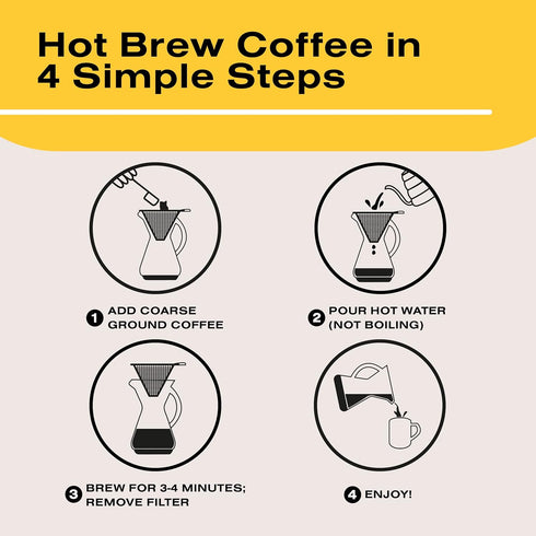 Bean Envy Pour Over Coffee Maker - 5 Cup Borosilicate Glass Carafe with Rust Resistant Stainless Steel Filter