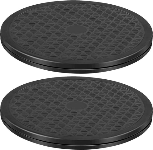 CTTZCKJ 2Pack Lazy Susan 10 inch with Steel Ball Bearings Large Lazy Susan