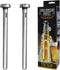 DERNORD Beer Chiller Stick - 2 Pack Stainless Steel Drink Chiller Sticks for Bottled Drinks and Wine