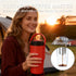 Machine,20 oz Portable Coffee Maker Mug for Travel,Mini Espresso Coffee Thermos Cup with Lid Fast Extraction Electric