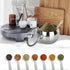 asika Stainless Steel Sugar Bowl with Clear Lid and Spoon, Drum Shape Small Condiment Container for Home, 8.1 Ounces