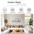InPlace Shelving, Floating Picture Shelf with Ledge, 10.2" D x 35.4" W x 2" H, Gray Driftwood, 9602032E