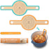 GUYDREMAT Bread Sling, Perfect Silicone Baking Mat for Sourdough Bread, 2 Pieces with Storage Band