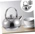 1pc Metal Tea Kettle with Infuser, Stainless Steel Pot Filter Screen for Coffee