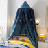 THREENTDAY Bed Canopy for Kids, Printed Hanging Canopy for Baby Brib Kids Bed