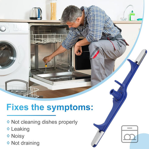 2024 NEW Dishwasher Lower Spray Arm for Frigidaire, Kenmore, Crosley, Replaces Multiple Models, Blue