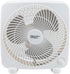 Comfort Zone 9 Inch Box Fan, Portable Electric Quiet, 3 Speed, Small Desk Fan, Ideal for Home, Bedroom, Dorm, & Office