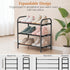 3-Tier Closet INSMART Expandable Shoe Rack, Stackable and Adjustable Shoes Organizer Storage Shelf, Sturdy and Durable