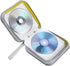 CD Case, 40 Capacity Hard Plastic CD/DVD Holders Wallet, Storage Binder for Car Home Office Travel (Yellow)