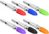 6 Pieces Mini Silicone Tip Tongs, 7 Inch Kitchen Serving Tongs, Small Metal Locking Tongs for Salad Grilling, 6 Colors