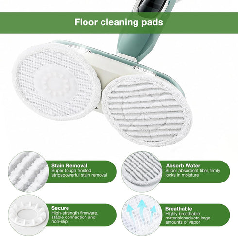 Vickorpen 8 Pack S8001 S7001 S7201 S7000AMZ S8201 Steam Mop Replacement Pads for Shark Steam and Scrub Mop Pads