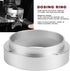Silver Magnetic Coffee Dosing Ring and Funnel for Office Coffee Lovers Home, 58MM with Magnetic