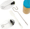 Peanut Butter Stirrer with a Silicone Spatula, Stainless Steel Natural Peanut Butter