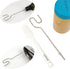 Peanut Butter Stirrer with a Silicone Spatula, Stainless Steel Natural Peanut Butter