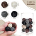 DomeStar 24PCS Brown Decorative Balls, 2 Inch Rattan Balls for Bowl Centerpiece Decor