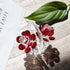 H&D HYALINE & DORA Crystal Red Rose Flower Basket, Collectible Figurines Ornaments for Home Decor Table Centerpiece