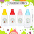 YUXIANLB 4Pcs 25ml Mini Ketchup Bottles, Small Condiment Squeeze Bottles with Sturdy Screw Cap, Portable Honey Sauce