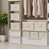 ENUMAIL Closet, 15x9.8x9.8 Storage Boxes, Collapsible Storage Bins with Lids, Cotton and linen cloth Storage Baskets