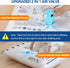 ZPP Vacuum Storage Bags with Electric Pump (30 Pack) - 6 Jumbo, 6 Large, 6 Medium, 6 Small, 6 Roll Up Bags for Travel