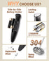 2 Milk Frother With Stand Handheld Frother Wand Drink Mixer Handheld Coffee Stirrers Electric Frother for Coffee Mixer