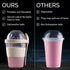 4 Pack 20 oz Set Crystalia On The Go Yogurt Parfait Cups with Lids & Spoons, Reusable Yogurt Containers, Take and Go